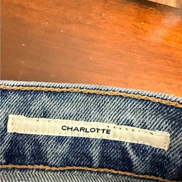 Citizens of humanity Charlotte jeans woman’s 28 distressed c pic prem vintage - Picture 4 of 5